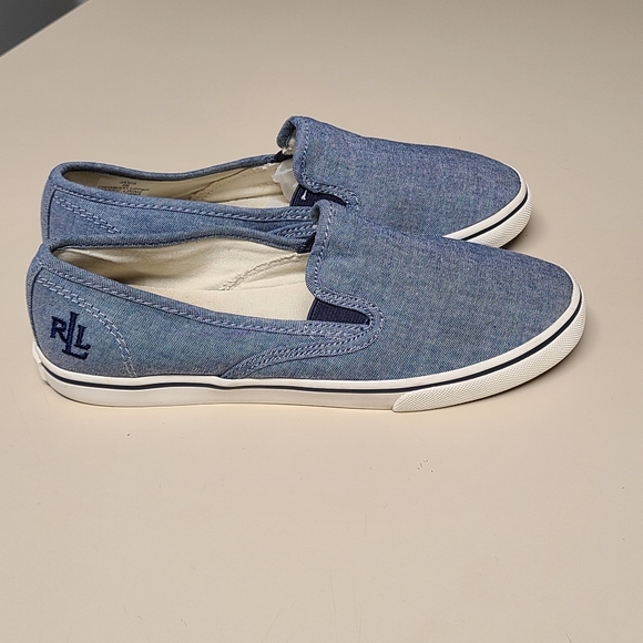 Lauren Ralph Lauren Janis denim loafer size 6 - Picture 6 of 9